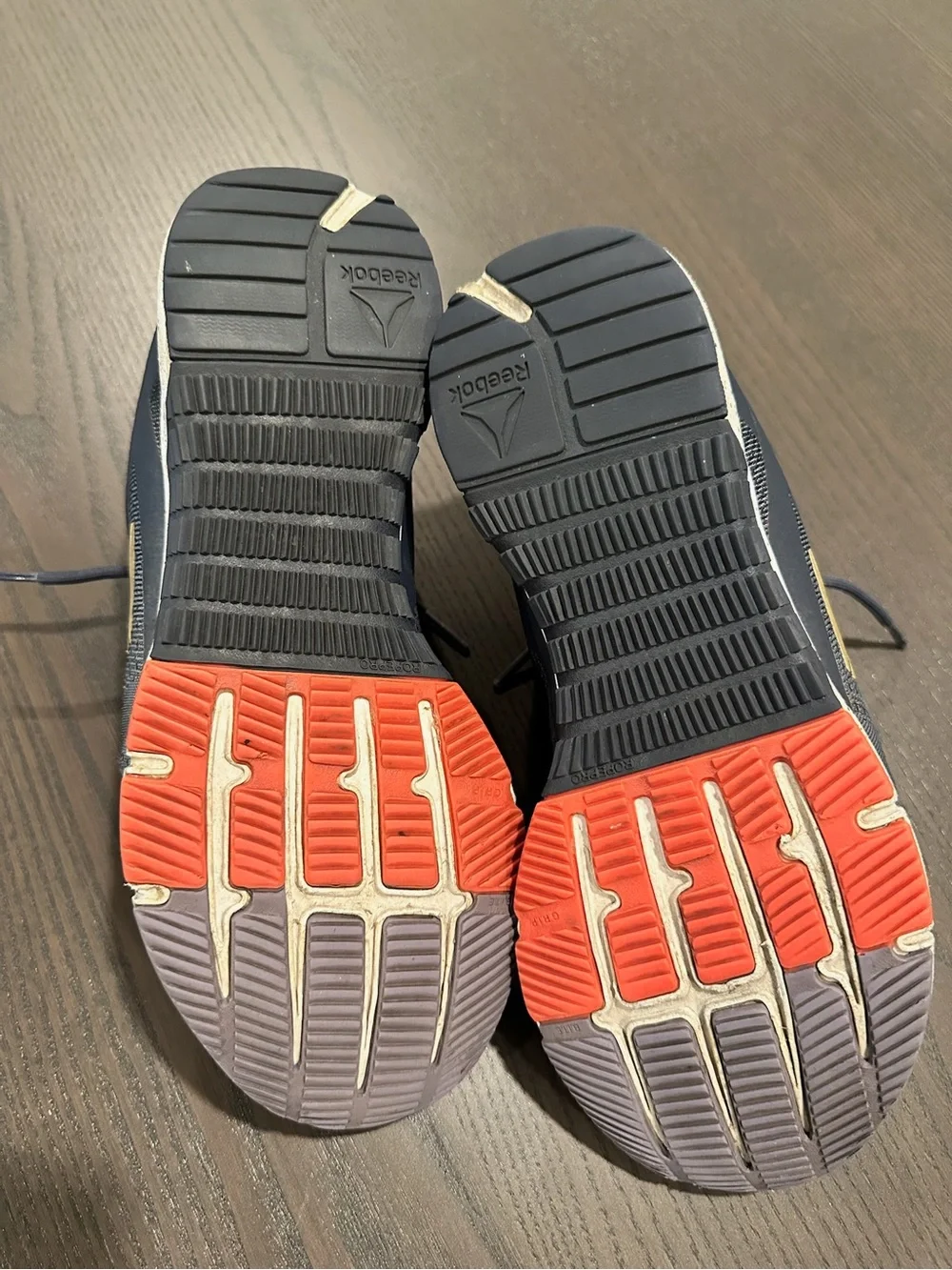 Reebok Nanos - Navy and Peach CrossFit Training Shoes